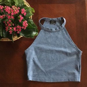 Zara halter neck crop top